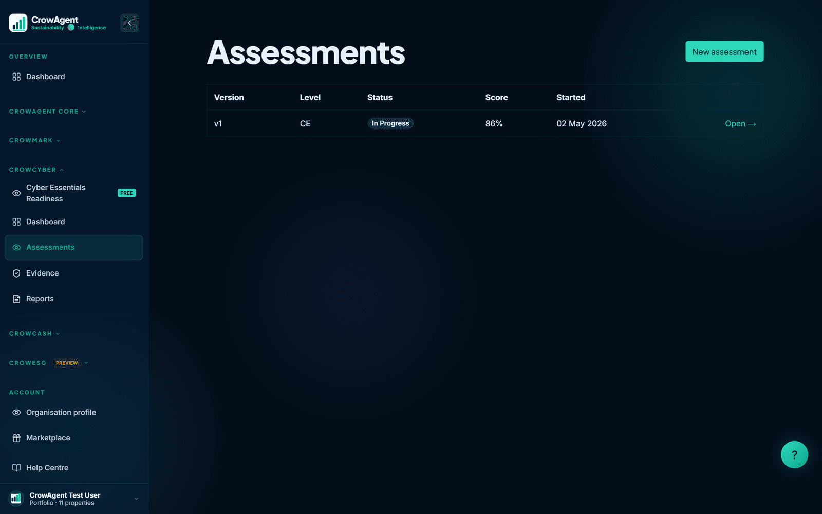 CrowCyber guided self-assessment against the Cyber Essentials technical controls